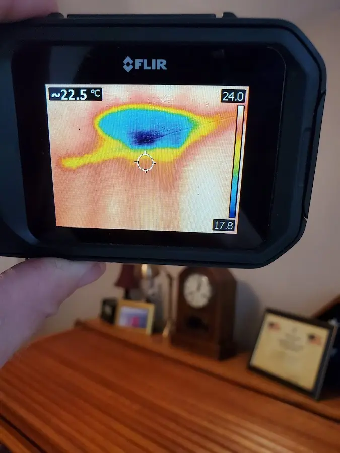 Thermal imaging inspection for water damage in Imperial