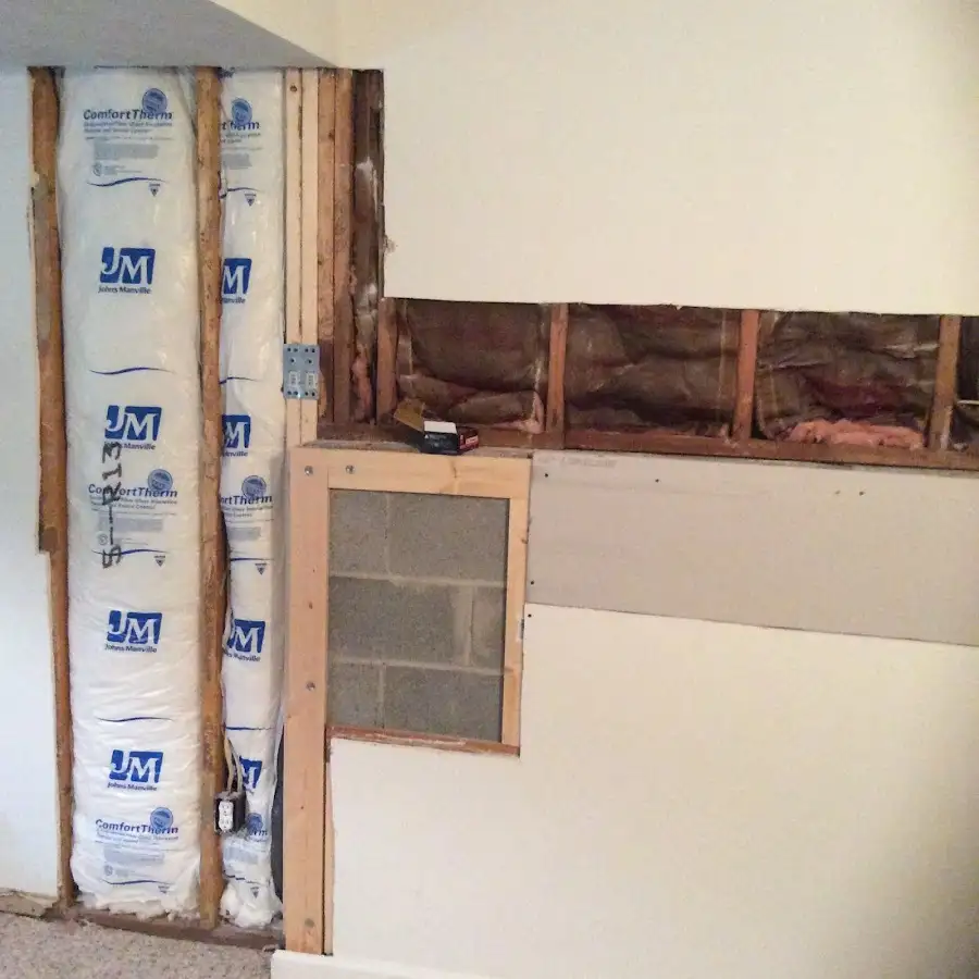 Wall insulation replacement during Odor Removal & Deodorization in Imperial